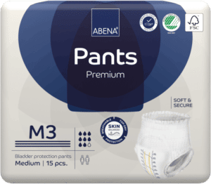 Culottes absorbantes PANTS M3 Degré d’absorption 2400ml Tour de taille : Compris entre 80 et 110cm Le sachet de 15 protections : 16,50 € J'M Santé Béziers