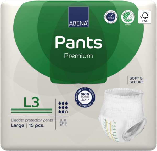 Culottes absorbantes PANTS L3 Degré d’absorption : 2400ml Tour de taille : Compris entre 100 et 140cm Le sachet de 15 protections : 17,50 € J'M Santé Béziers