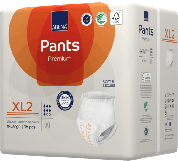 Culottes absorbantes PANTS XL2 Degré d’absorption : 1900ml Tour de taille : Compris entre 130 et 170cm Le sachet le 16 protections : 19,50 € J'M Santé Béziers