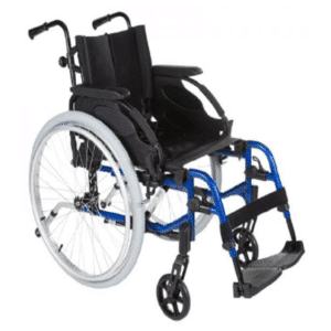 Fauteuil roulant manuel actif MOTUS CS/CV OTTOBOCK Léger, maniable et fonctionnel : 11,6kg Châssis aluminium, croisillon 3 branches Hauteur de dossier réglable Palier de roues arrière réglable sur 48 positions Toile d’assise standard noire Toile de dossier réglable en tension Sur commande uniquement et devis en magasin JM Santé Béziers