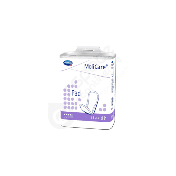 Bandes anatomiques 4 gouttes pour incontinence légère +. Degrés d’absorption : 865ml