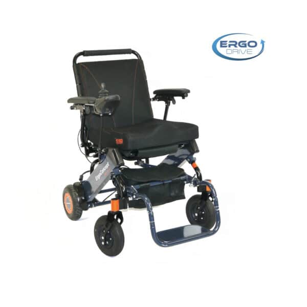 Fauteuil roulant électrique ERGOCONCEPT ERGO 07L / AA0 Ultra léger avec un poids de 22 kg Pliable en 3 secondes sans démontage Compact : adapté au coffre d’une petite voiture Utilisation en intérieur comme en extérieur Autonomie jusqu’à 30 kilomètres Adaptable avec de nombreux accessoires J'M Santé Béziers