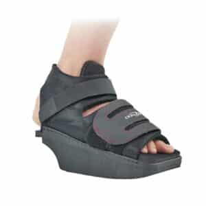 Chaussure PODAHEEL – DONJOY Indications : – Fractures et fissures calcanéennes – Escarre perforant – Plaies et ulcères talonniers J'M Santé Béziers