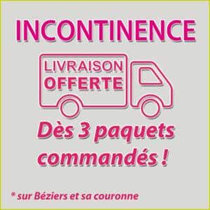Livraison gratuite incontinence