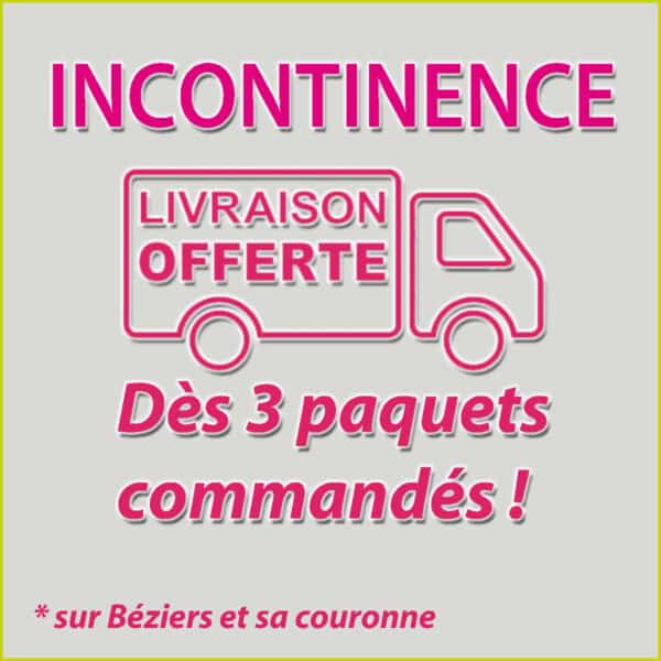 Livraison gratuite incontinence