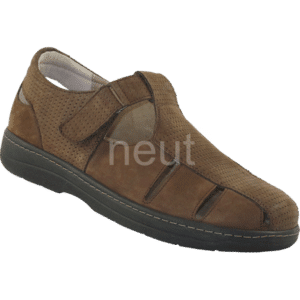 Léonce nubuck marron homme NEUT