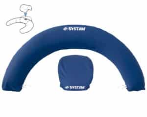 Coussin demi-lune + plot en microbilles SYSTAM